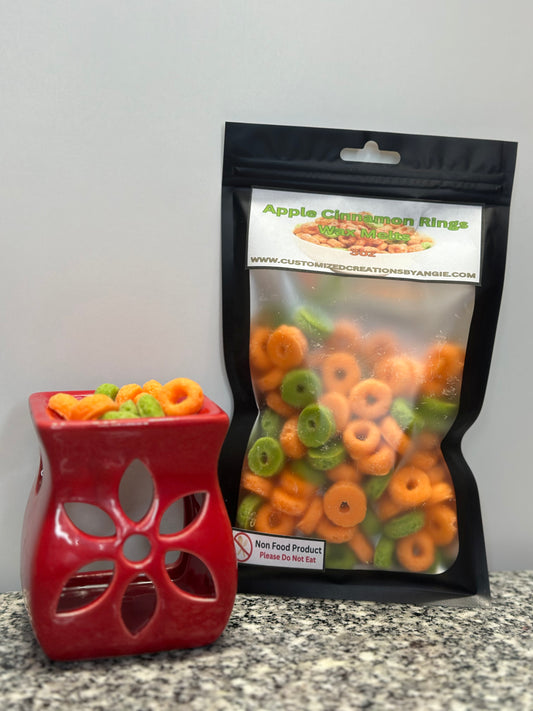 Aros de manzana y canela