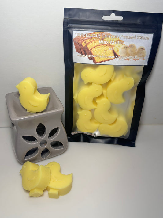 Chicks Dig Lemon Pound Cake Wax Melts