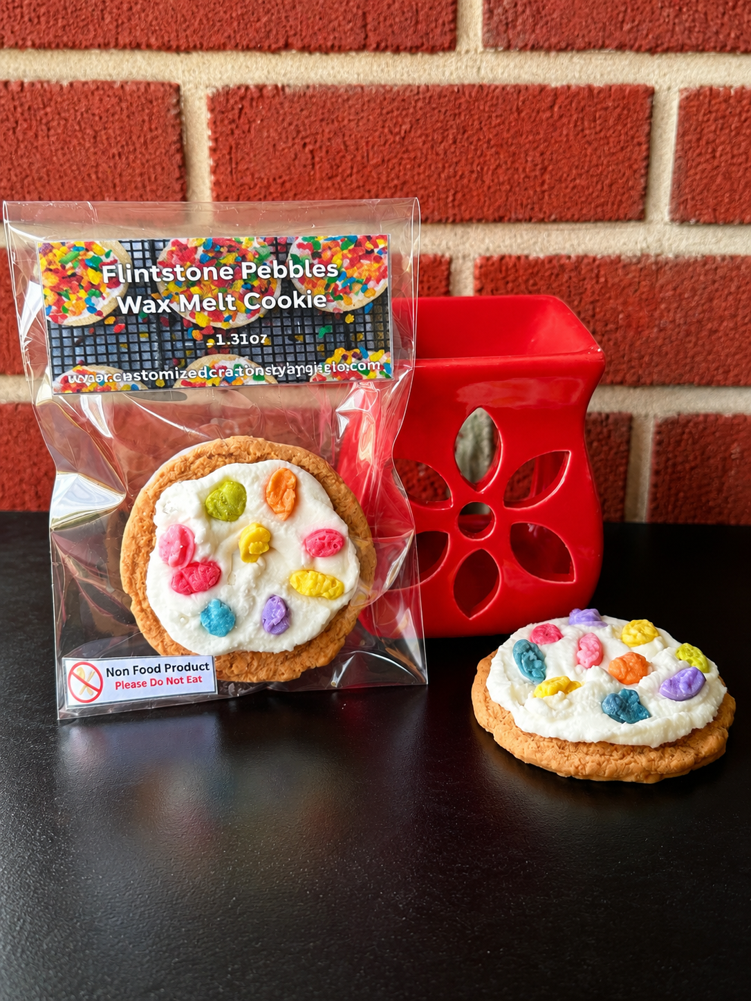 Flintstone Pebbles Wax Melt Cookie
