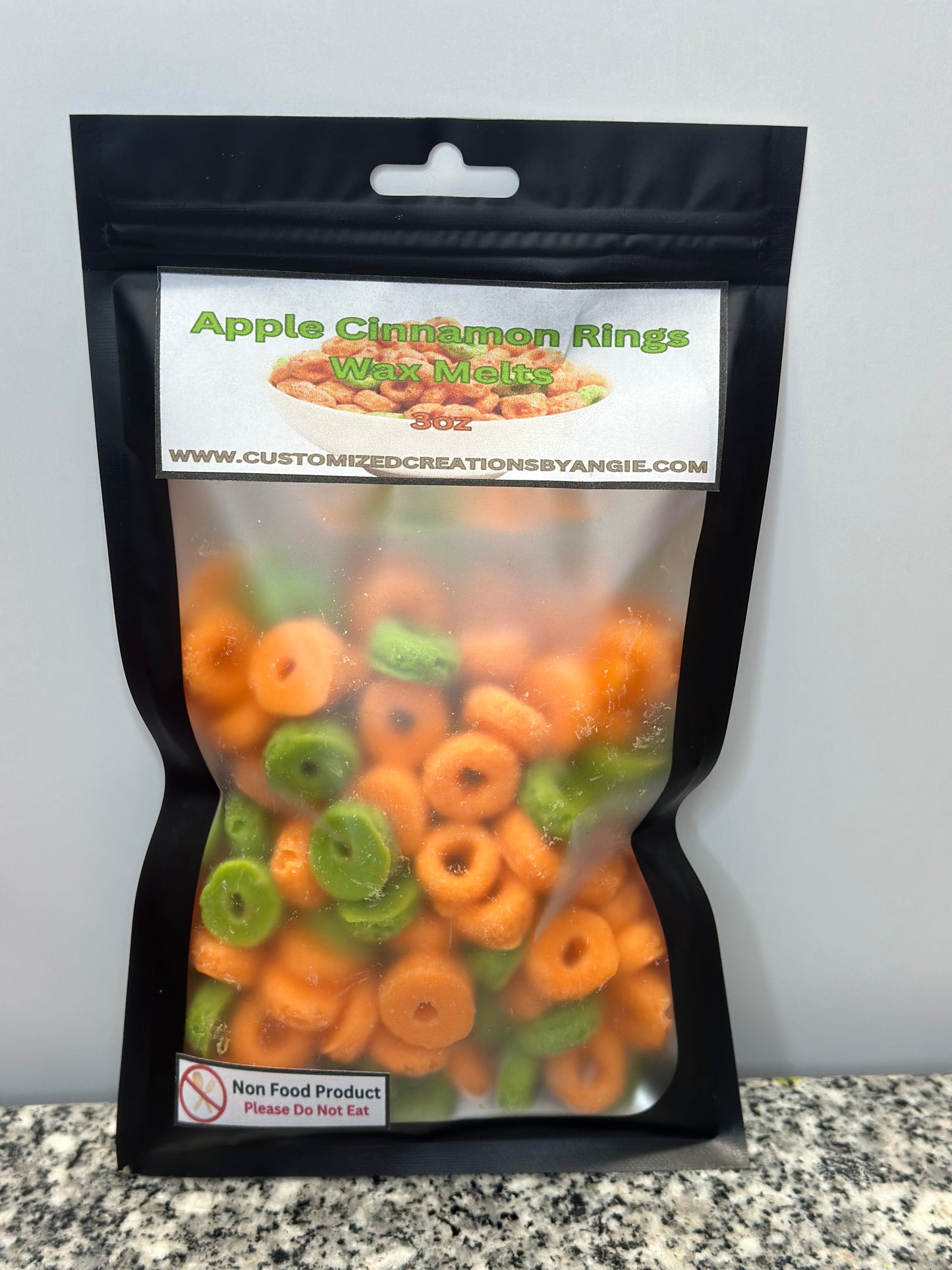 Aros de manzana y canela