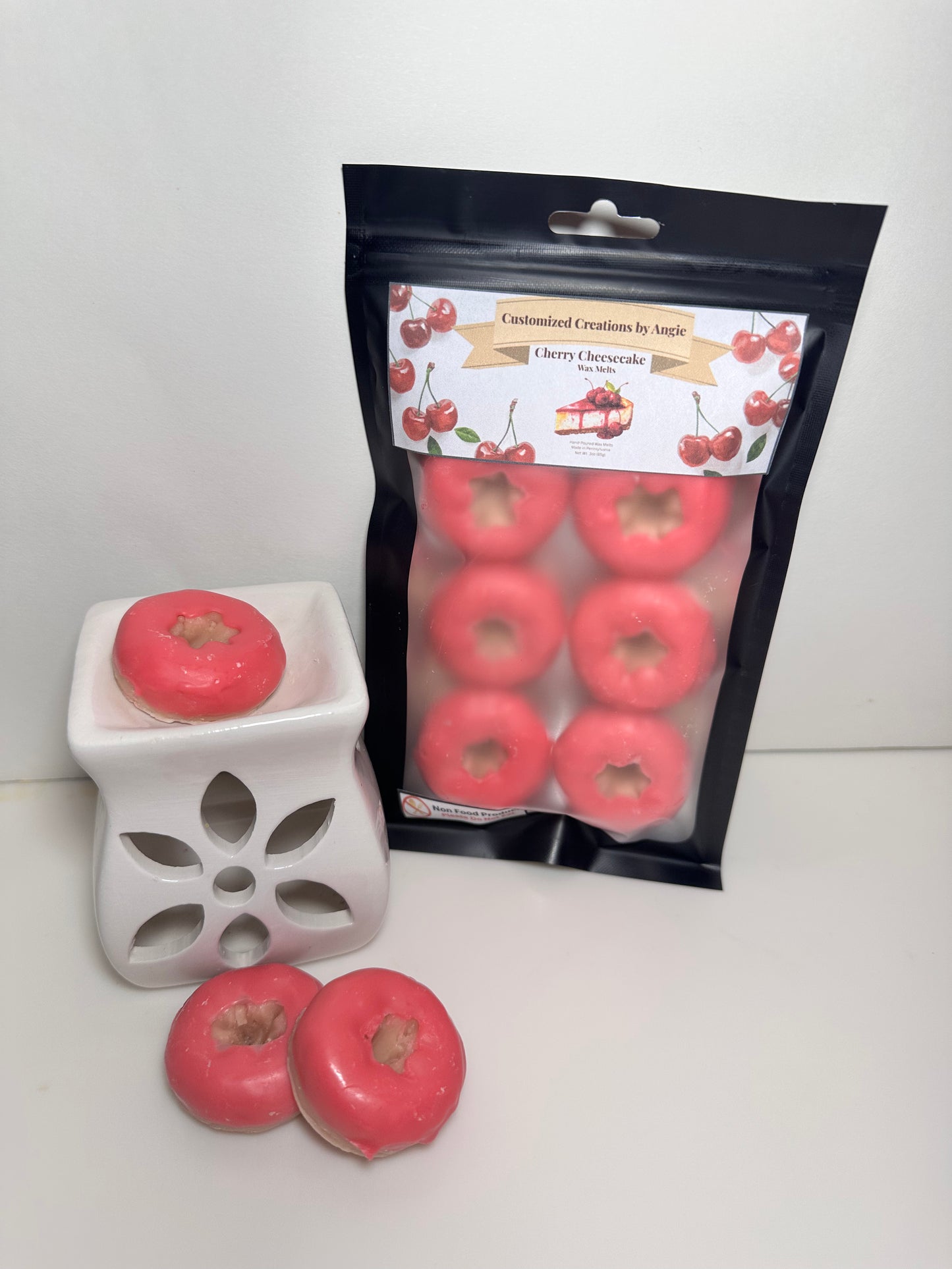 Cherry Cheesecake Donut Wax Melts