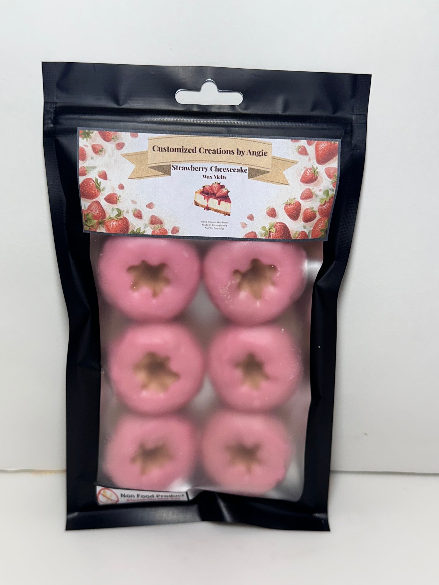Strawberry Cheesecake Donut Wax Melts