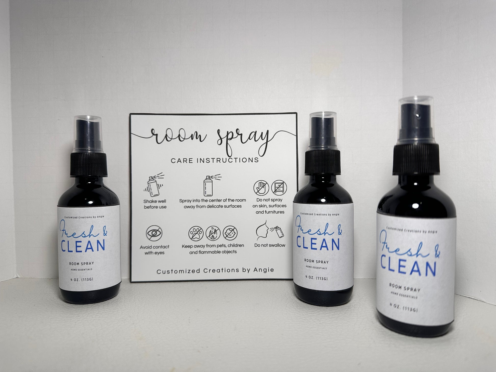 Fresh & Clean Room Spray – Customized Creations by Angie