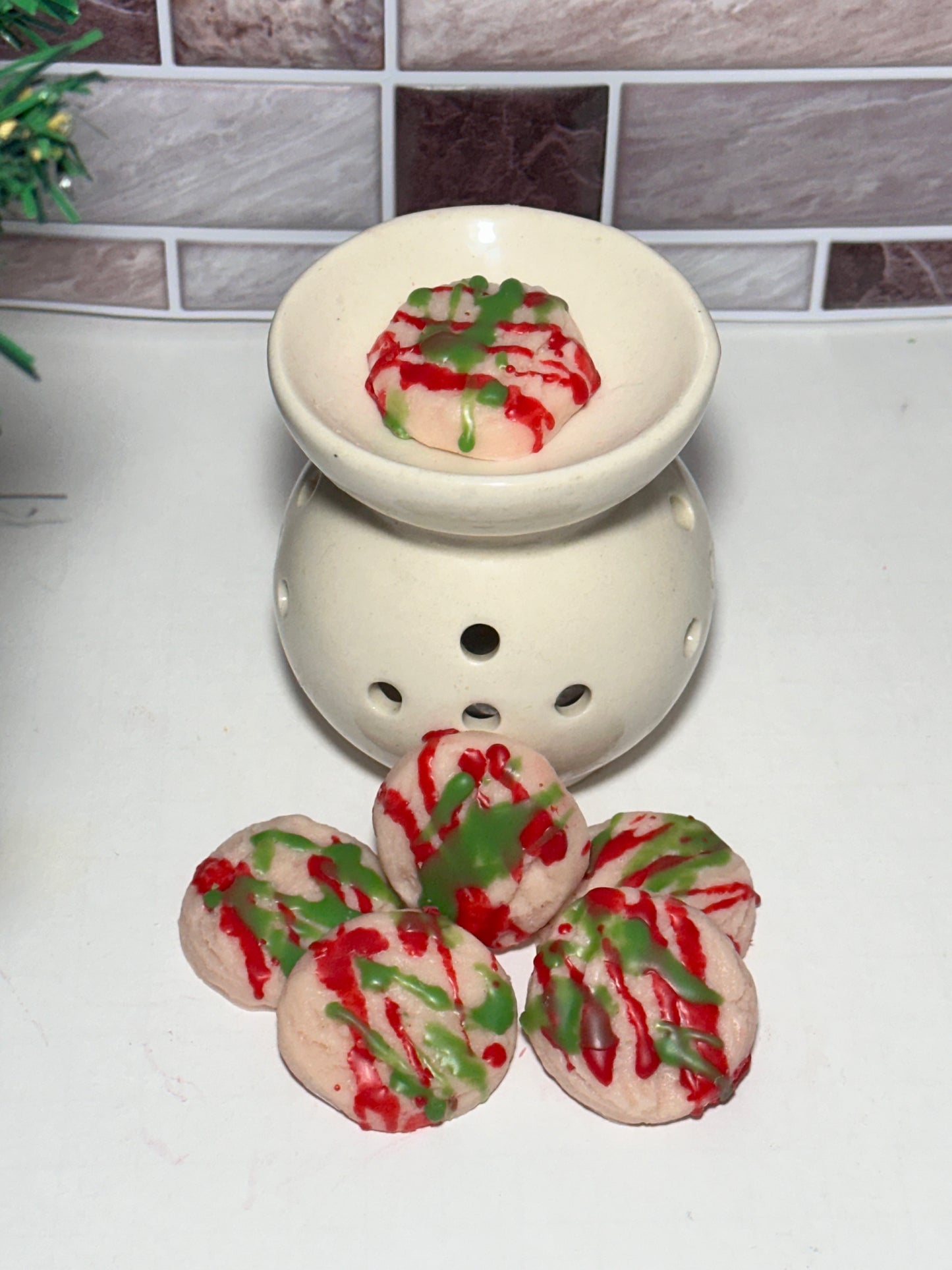 La cera para galletas navideñas se derrite