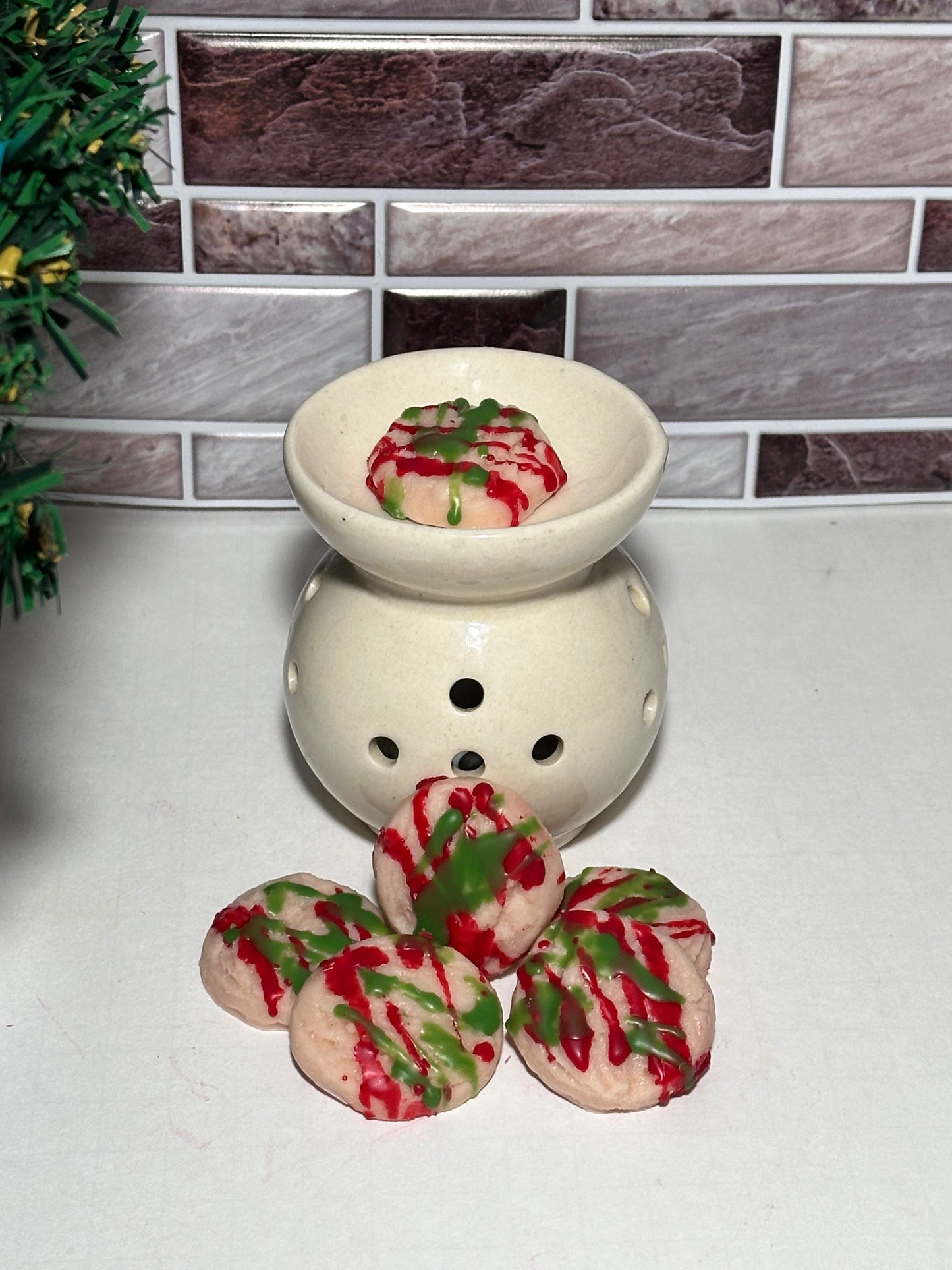 La cera para galletas navideñas se derrite