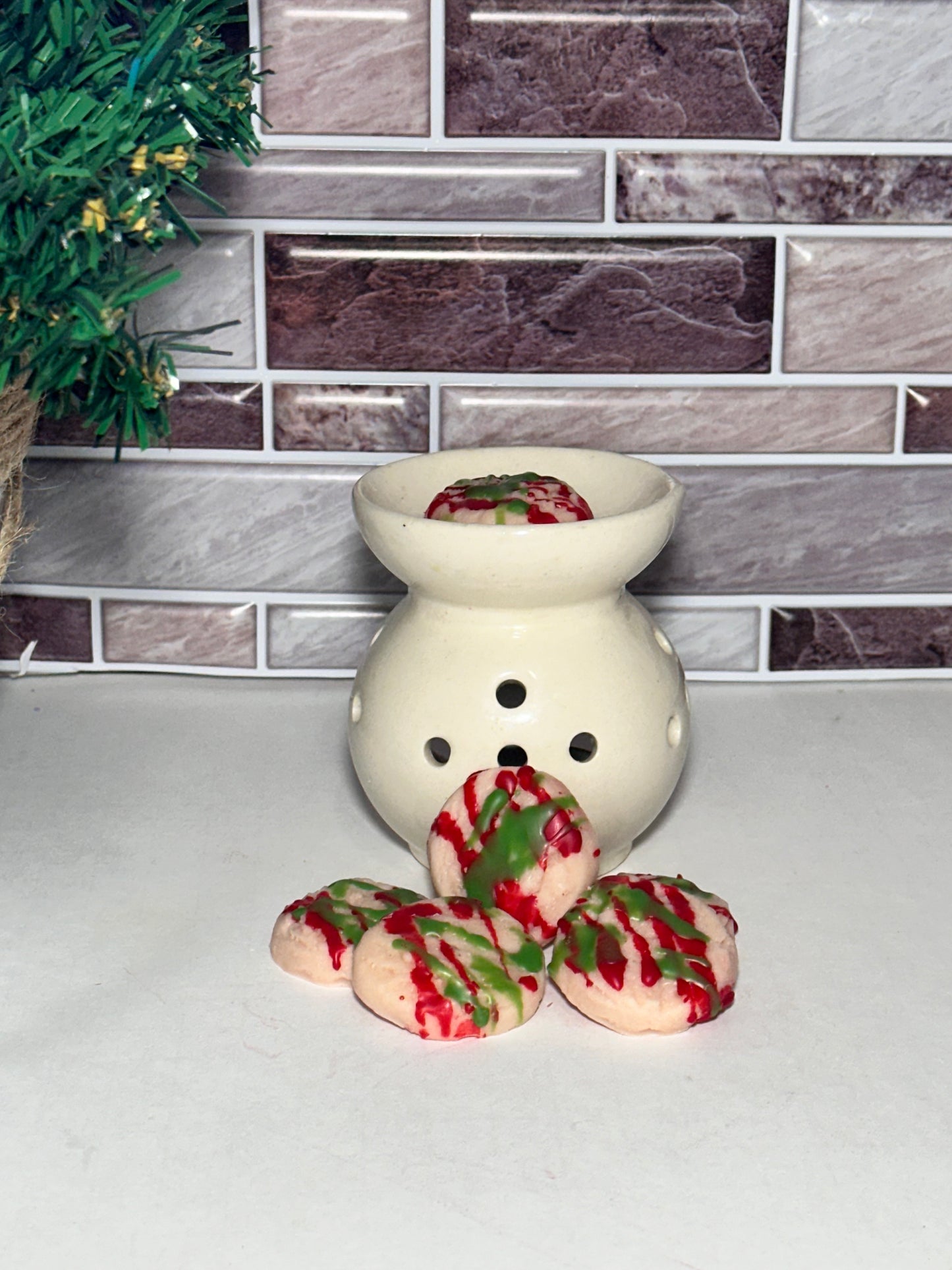 La cera para galletas navideñas se derrite