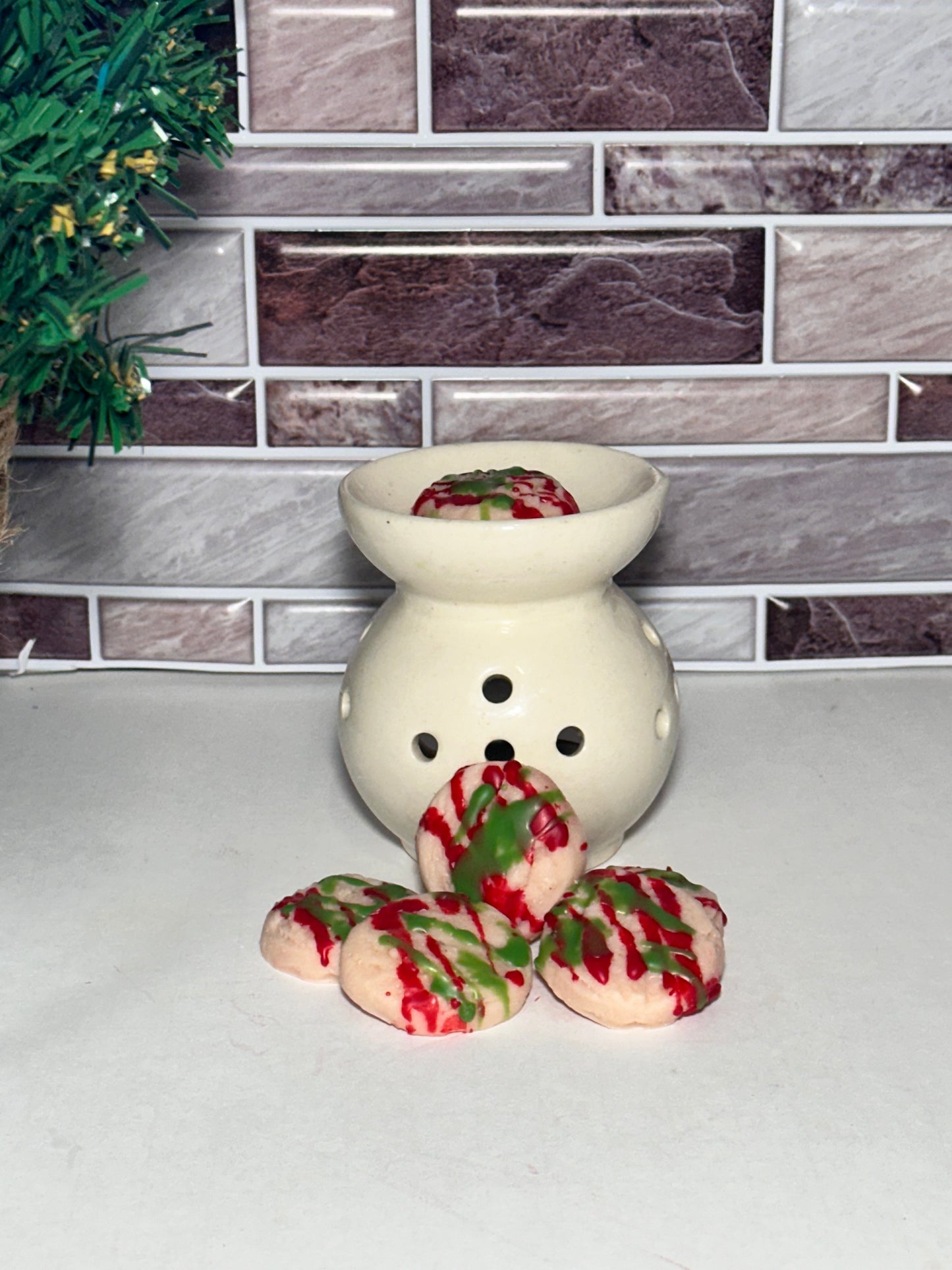 La cera para galletas navideñas se derrite