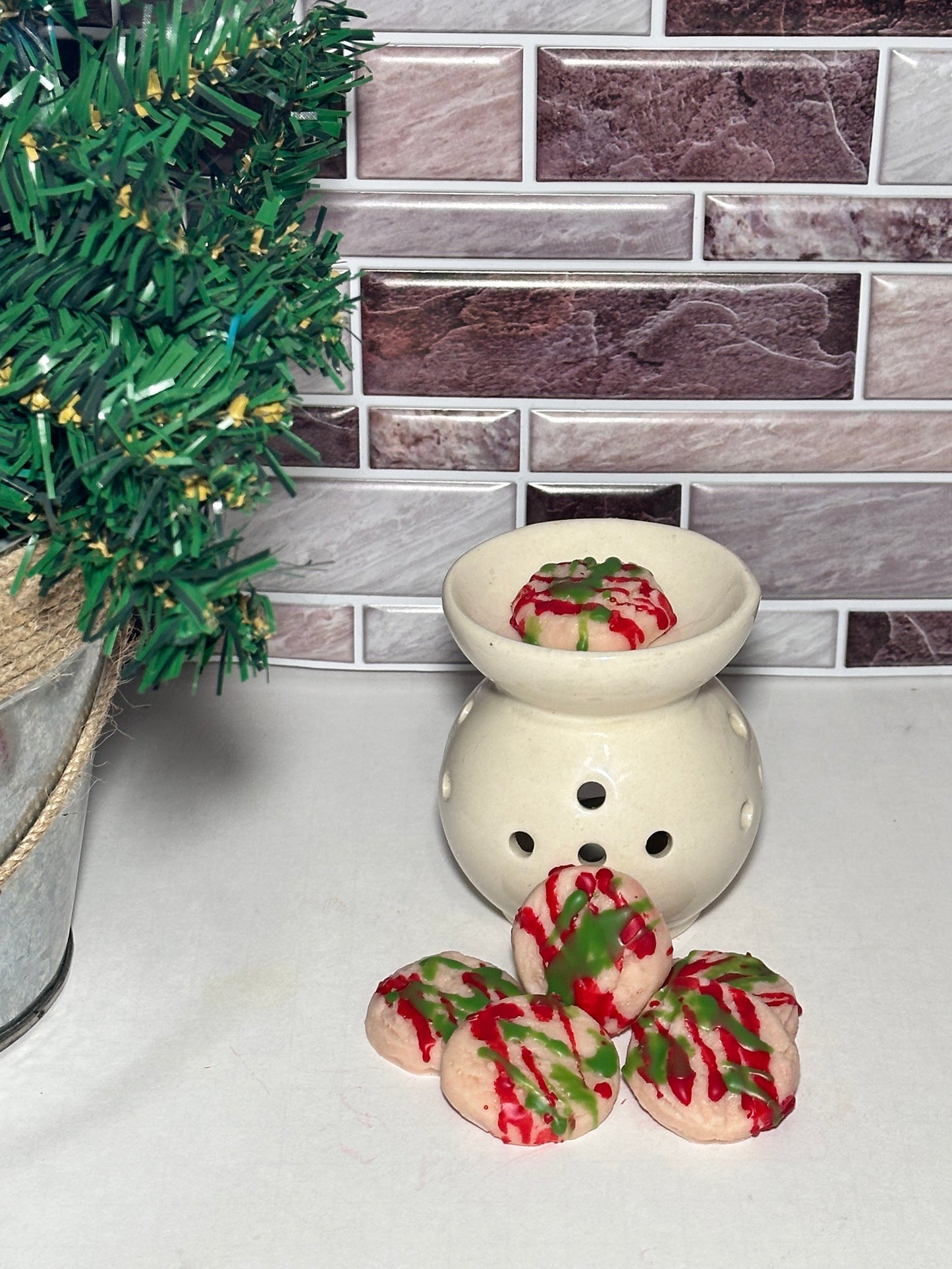 La cera para galletas navideñas se derrite