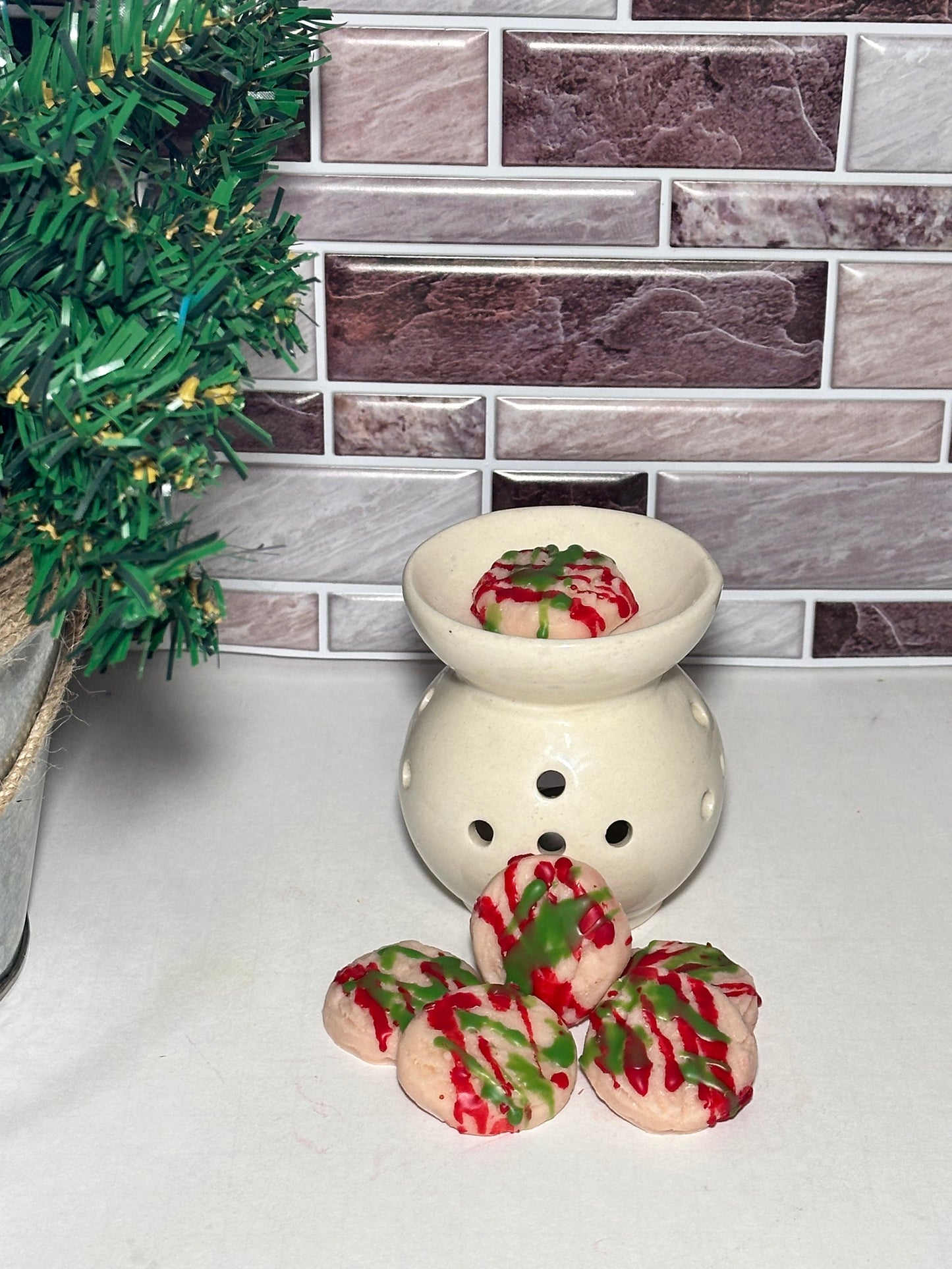 La cera para galletas navideñas se derrite