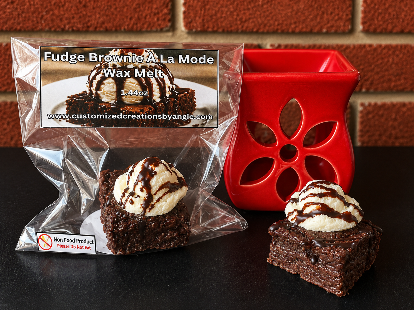 Fudge Brownie A La mode Wax Melt