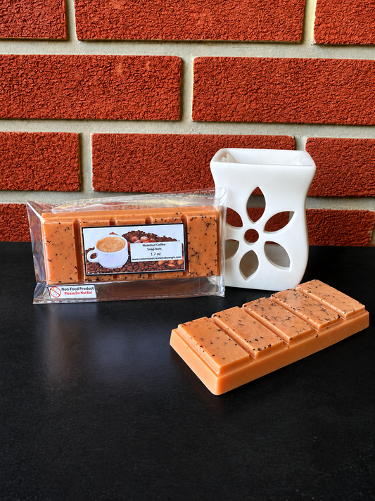 Barras de café con avellanas