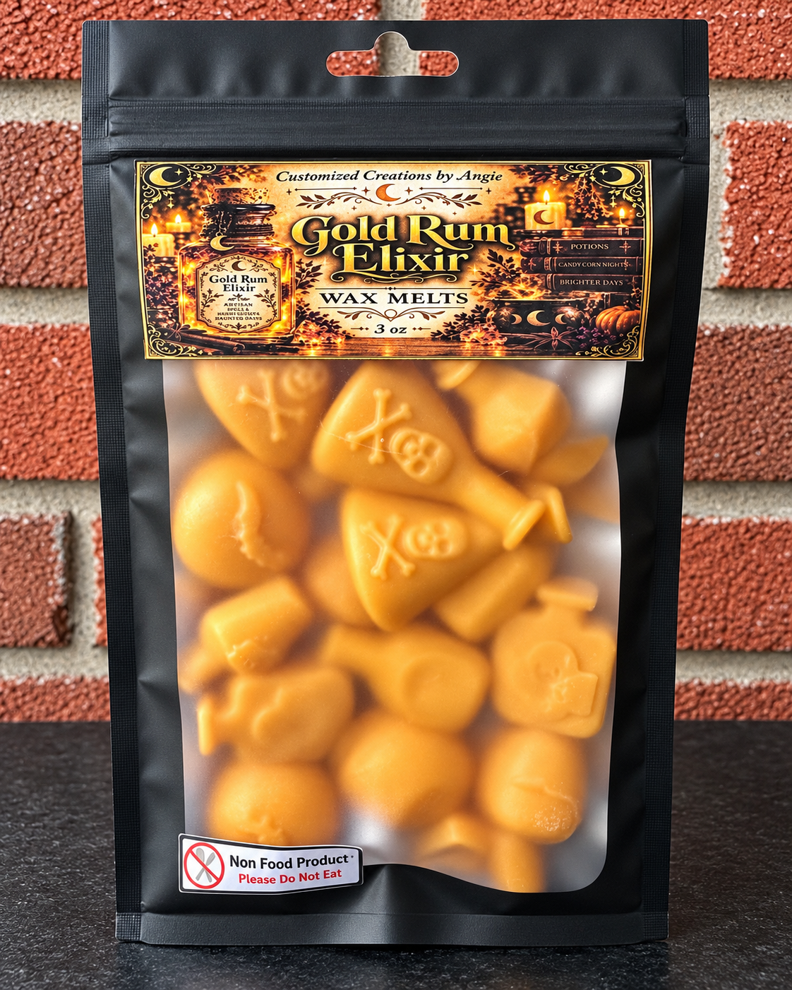 Gold Rum Elixir Wax Melts