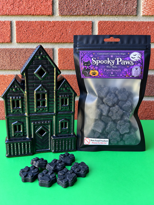 Spooky Paws Wax Melts (Patchouli)