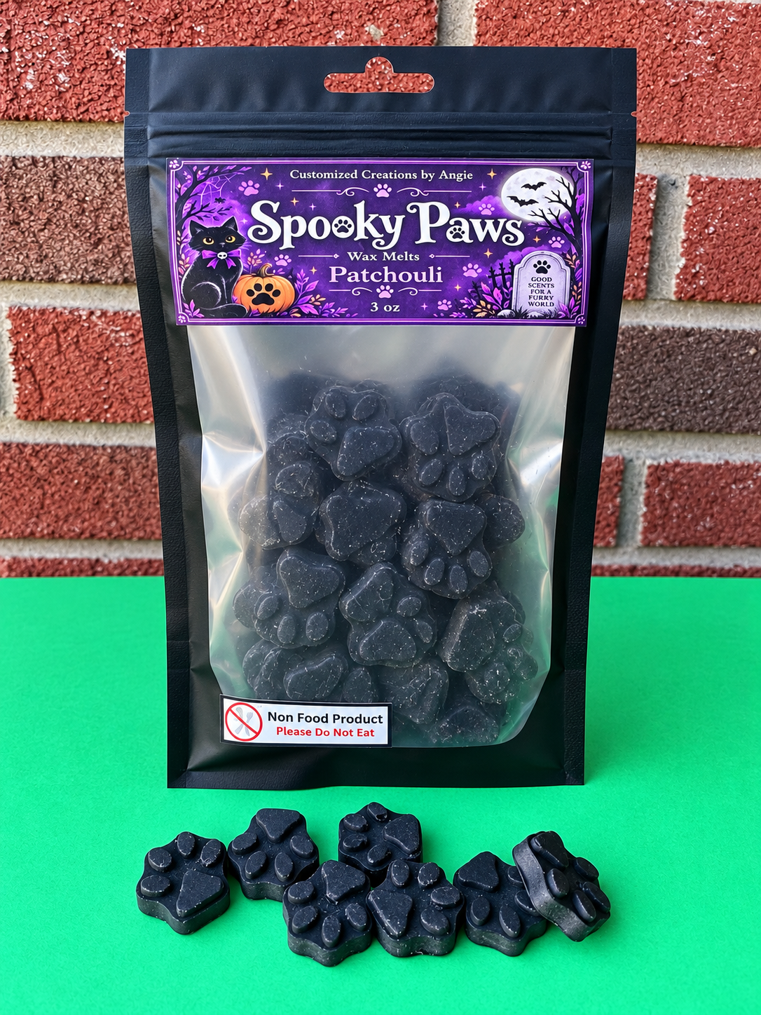 Spooky Paws Wax Melts (Patchouli)