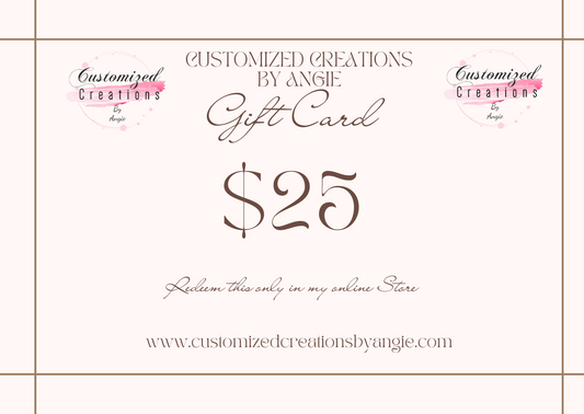 Customized Creations by Angie Gift Cards